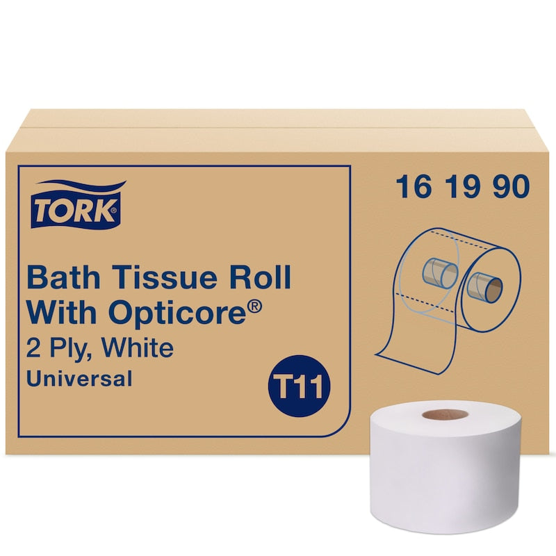 Tork Universal High-Capacity Bath Tissue Roll with OptiCore® 36/c