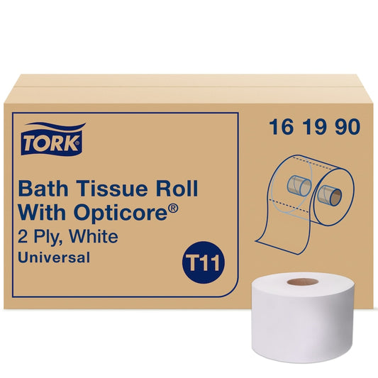 Tork Universal High-Capacity Bath Tissue Roll with OptiCore® 36/c