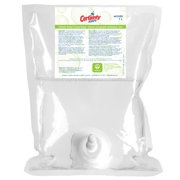 CERTAINTY ECO -FOAM SOAP 1L x 4/cs