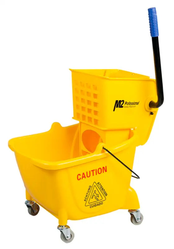 26 Qt. Side Press Combo Bucket and Wringer - Yellow