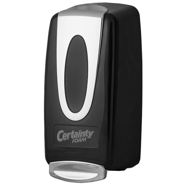 Certainty Elite Foaming Soap & Sanitizer Dispenser (Black)