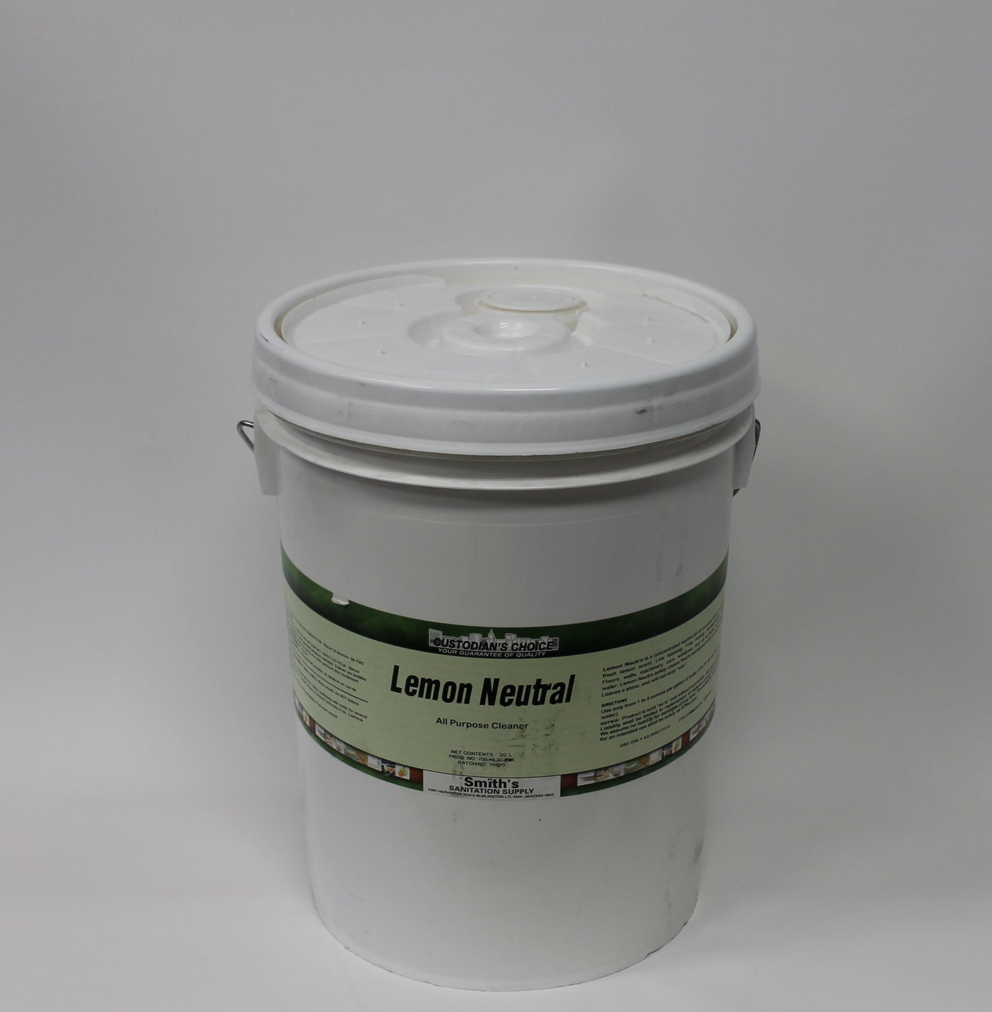 LEMON NEUTRAL CLEANER 20LCUSTODIAN'S CHOICE