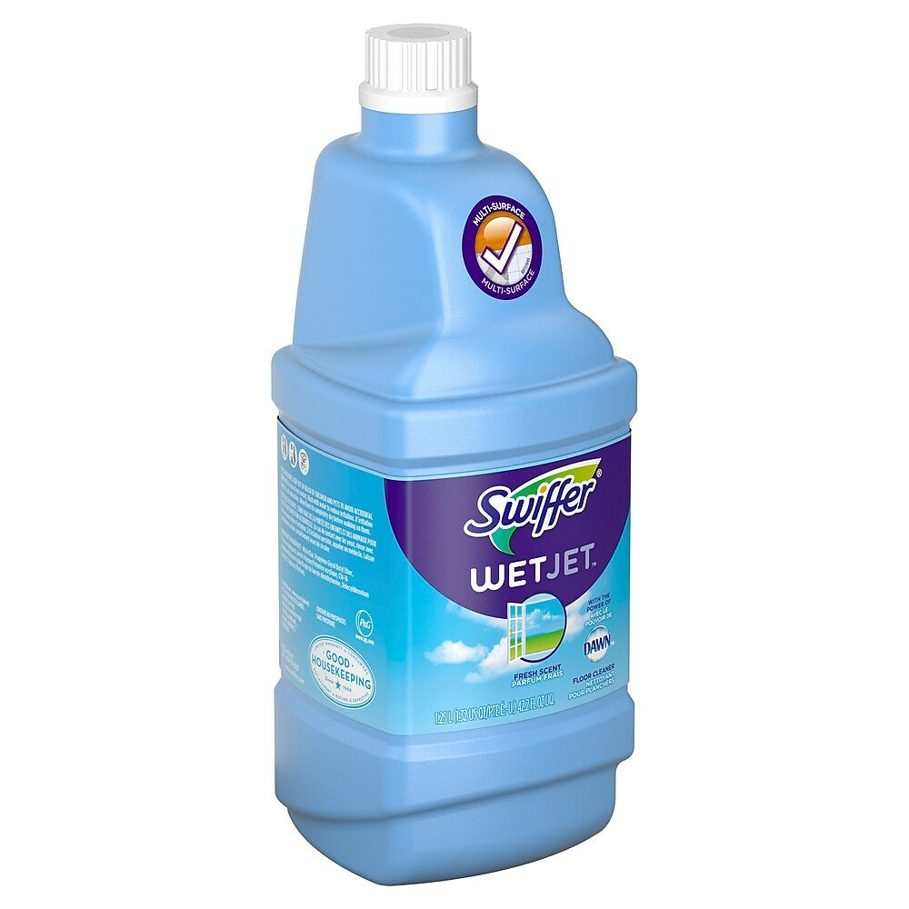77810 SWIFFER 1.25 LITER WETJET MULTI-SURFACE FLOOR CLEANER WITH DAWN POWER (4/CS)