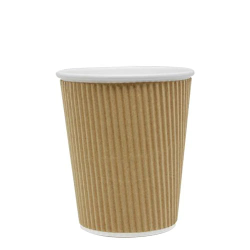 8 oz RIPPLE BROWN HOT DRINK CUP 500/cs