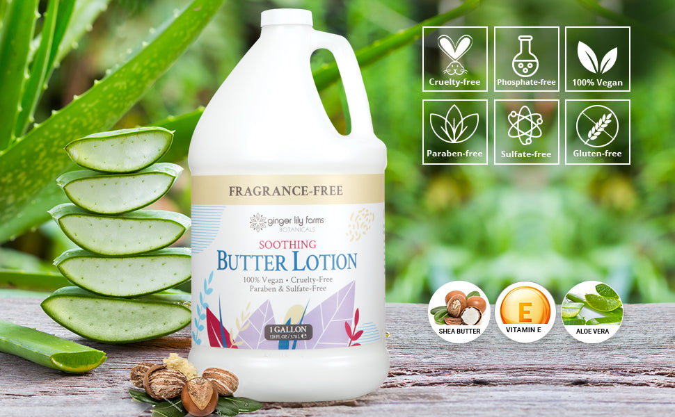 FRAGRANCE-FREE SOOTHING BUTTER LOTION 4L 12464