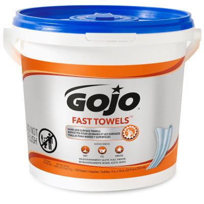 GOJO FAST TOWELS 130CT BUCKET