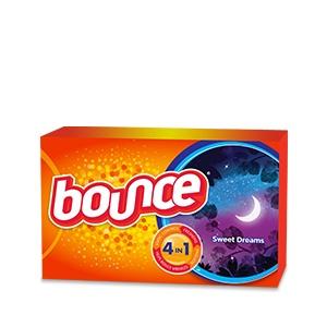 BOUNCE - SHEET FABRIC SOFTENER SWEET DREAMS - 105CT