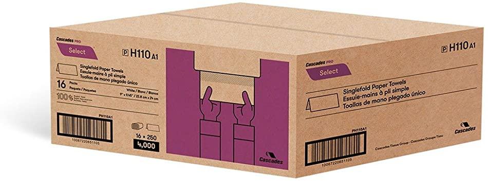 SINGLEFOLD WHITE TOWEL 4000/CS SF4000W