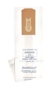 Janitized JAN-ORXL2000(3) Premium Replacement Commercial Vacuum Paper Bag for Oreck XL2000, XL8000 and XL9000 Vacuum Cleaners, OEM#8000 (Pack of 3)