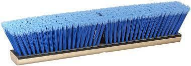 14" BLUE FLAGGED TIP BROOM