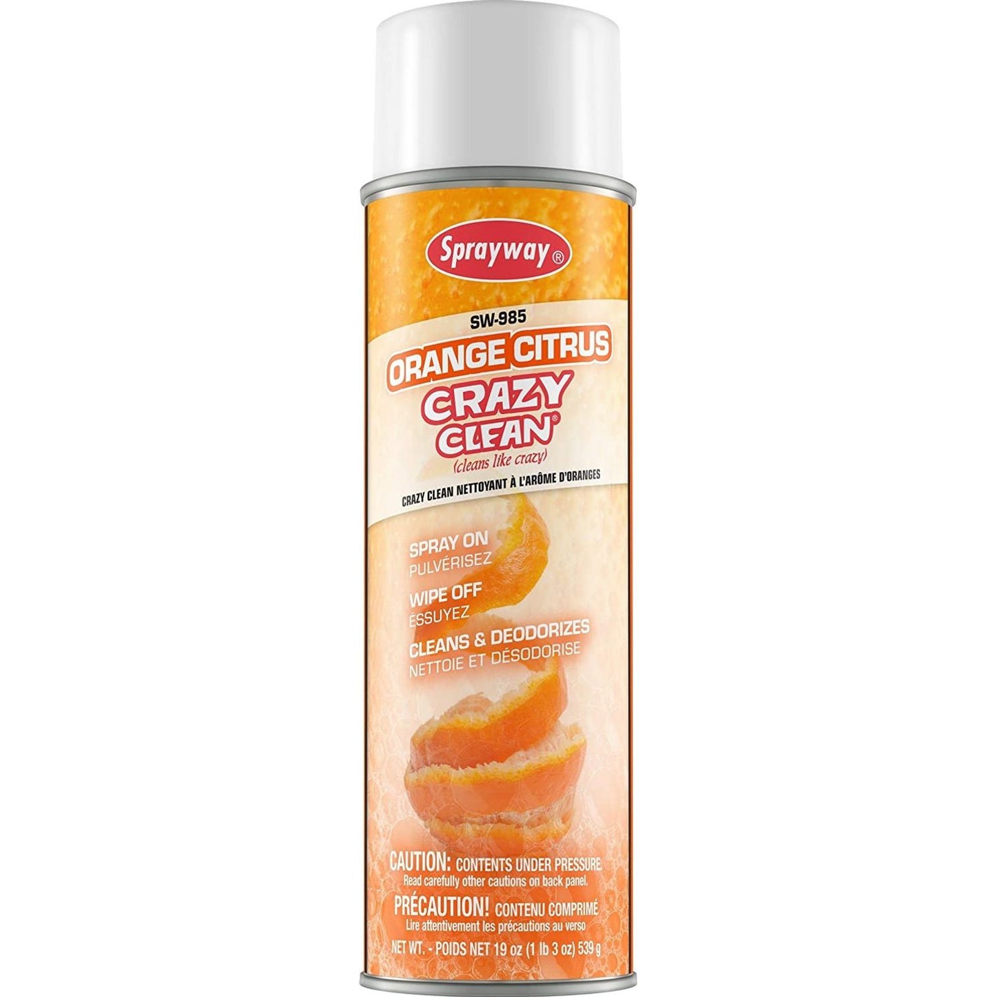 SPRAYWAY ORANGE CITRUS CRAZY CLEAN ALL PURPOSE CLEANER 19oz