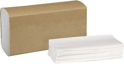 WHITE MULTIFOLD PAPER TOWEL, 8.1 x 9.45 4000/CS