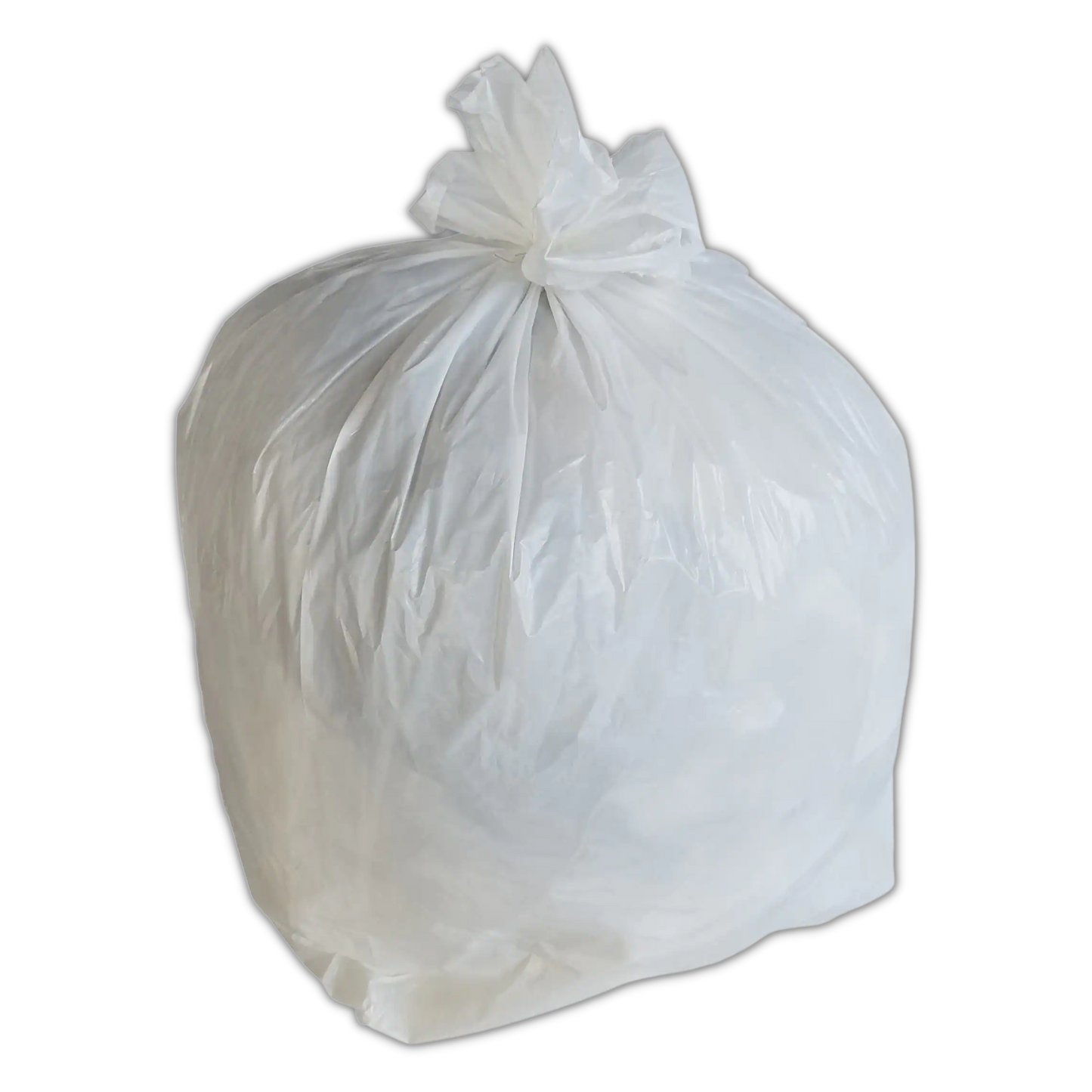 24 x 22 REGULAR WHITE GARBAGE BAGS 500/cs