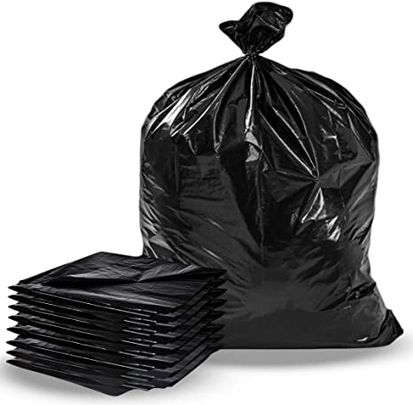 42 x 48 EXTRA STRONG BLACK GARBAGE BAGS 100/cs