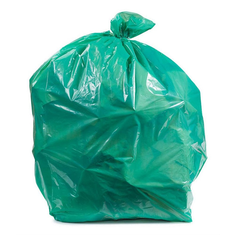 26 x 36 REGULAR OXO-BIODEGRADEABLE GARBAGE BAGS, GREEN 250/cs