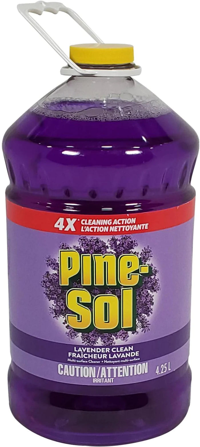 PINE SOL ALL-PURPOSE CLEANER, LAVENDER 4.25L – Smith's Sanitation Supply