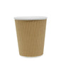 8 oz RIPPLE BROWN HOT DRINK CUP 500/cs