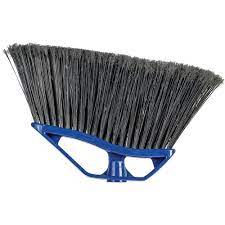 Mars Angle Broom Blue/Black & 48" Handle