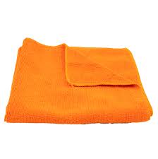 MICROFIBER ORANGE, 14"X14", 260 GSM 10PK