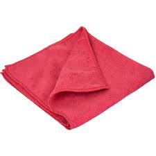 RED MICROFIBRE 3PK