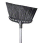 RUBBERMAID JUMBO SMOOTH SWEEP ANGLE BROOM, METAL HANDLE, BLACK