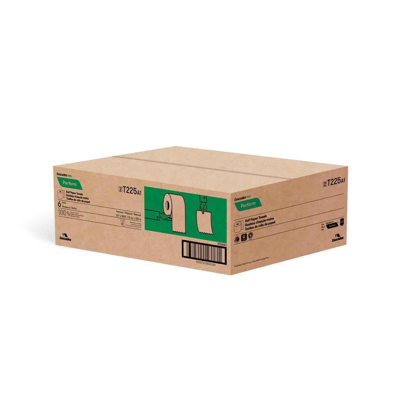 T225 PERFORM TANDEM PLUS KRAFT TOWEL 1050 FT 6/CASE