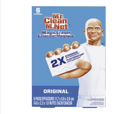 79009 MR CLEAN MAGIC ERASER CLEANER ORIGINAL (6/PKG 36/CS)