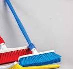 LARGE MAGNETIC UPRIGHT BROOM AND HANDLE
