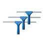 12” Plastic window squeegee complete