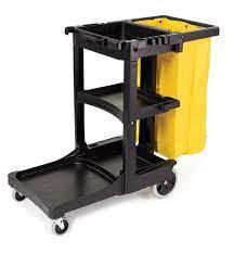 JANITOR CART ZIPPERED BAG